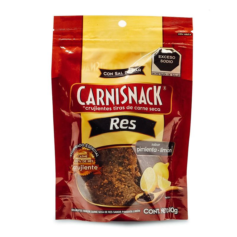 Crujientes tiritas de carne seca de res 90g