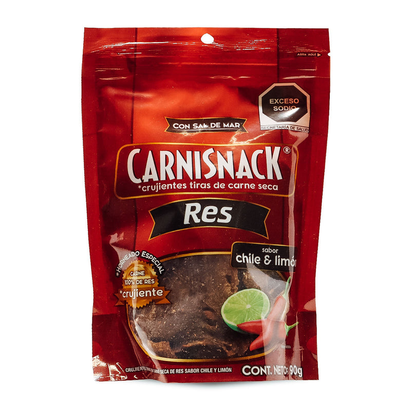 Crujientes tiritas de carne seca de res