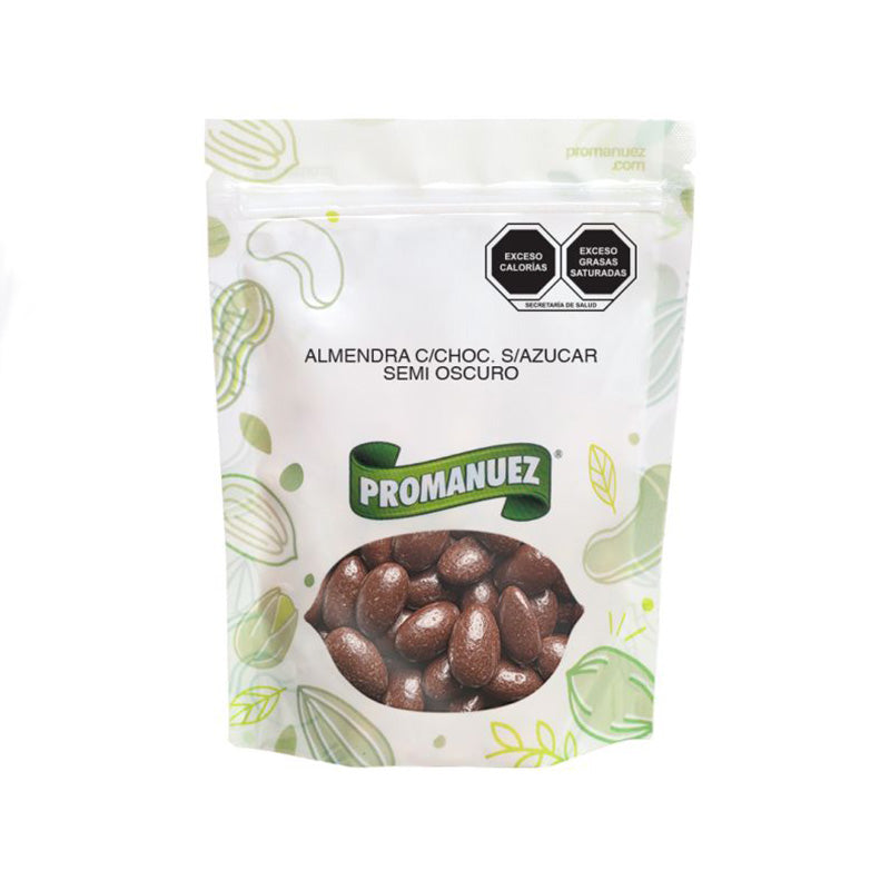 Almendras con chocolate sin azúcar